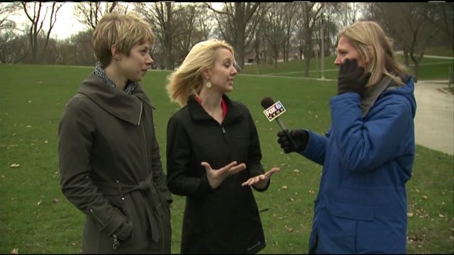 Laura talks performing arts in the park