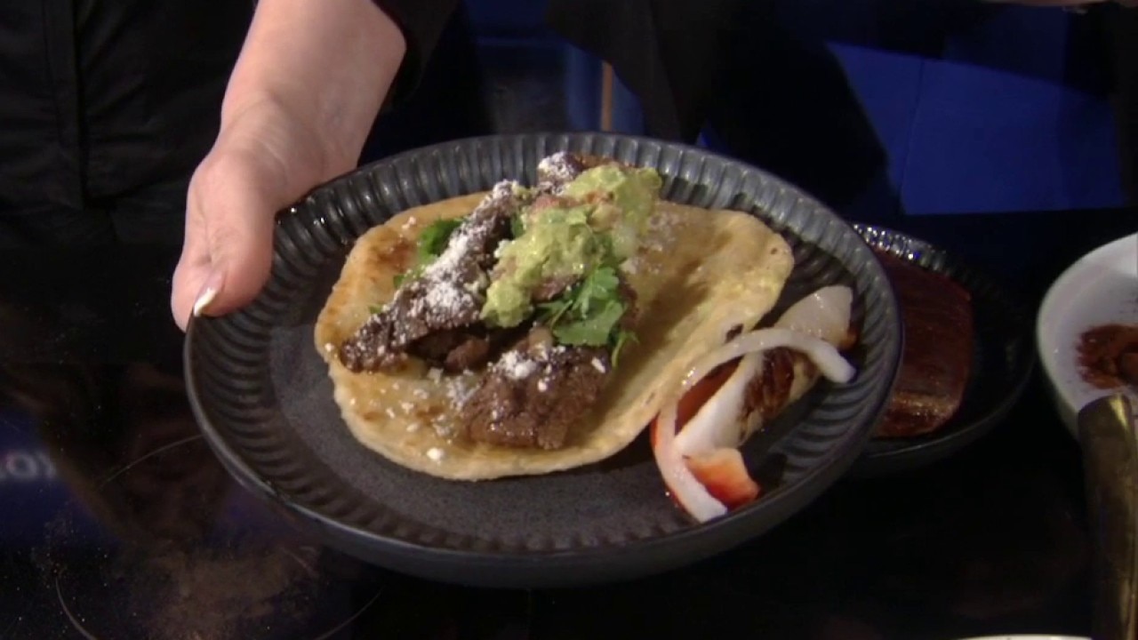 Spicy Chili Oil Steak Tacos