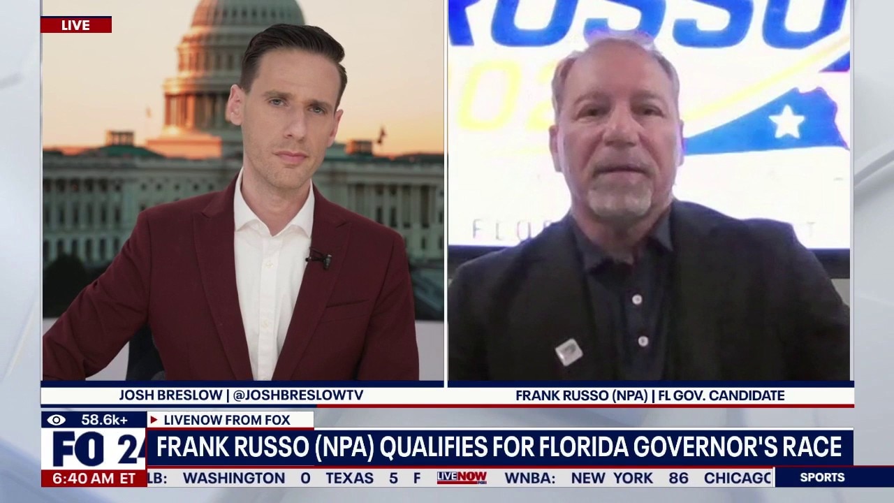 Frank Russo (NPA) qualifies for Florida governor's race