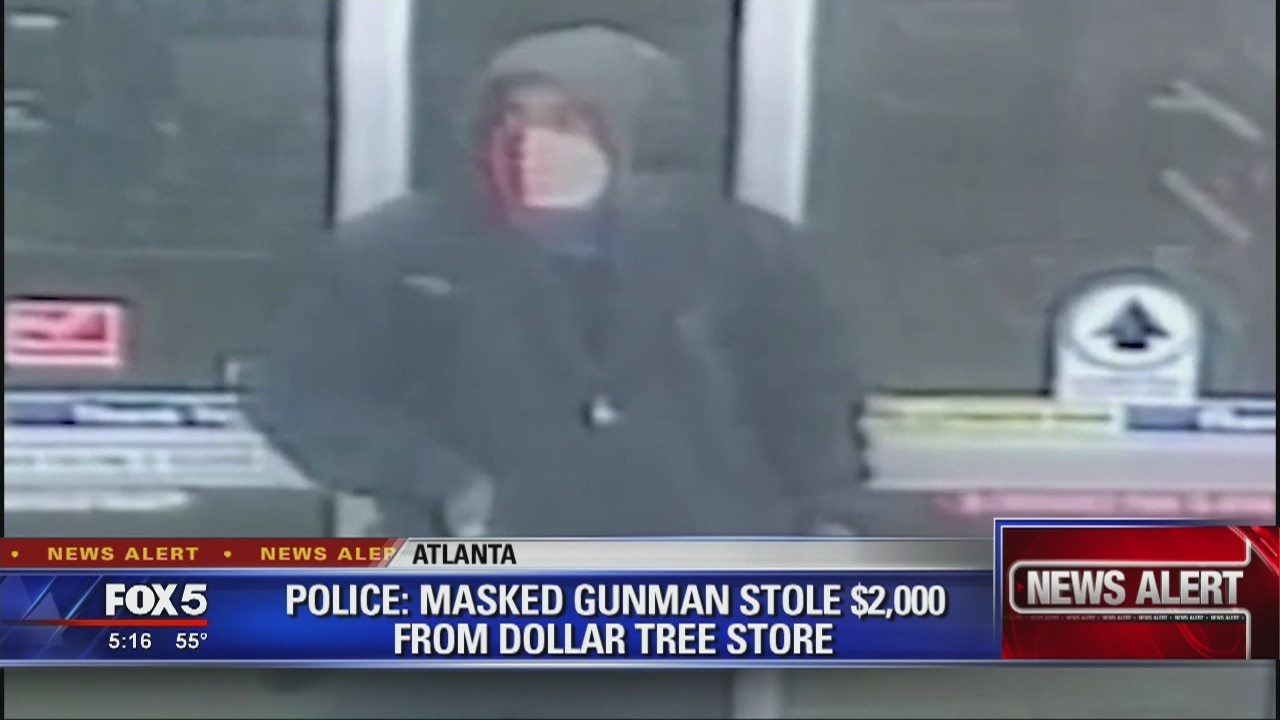 Police say masked gunman stole $2K from Dollar Tree store