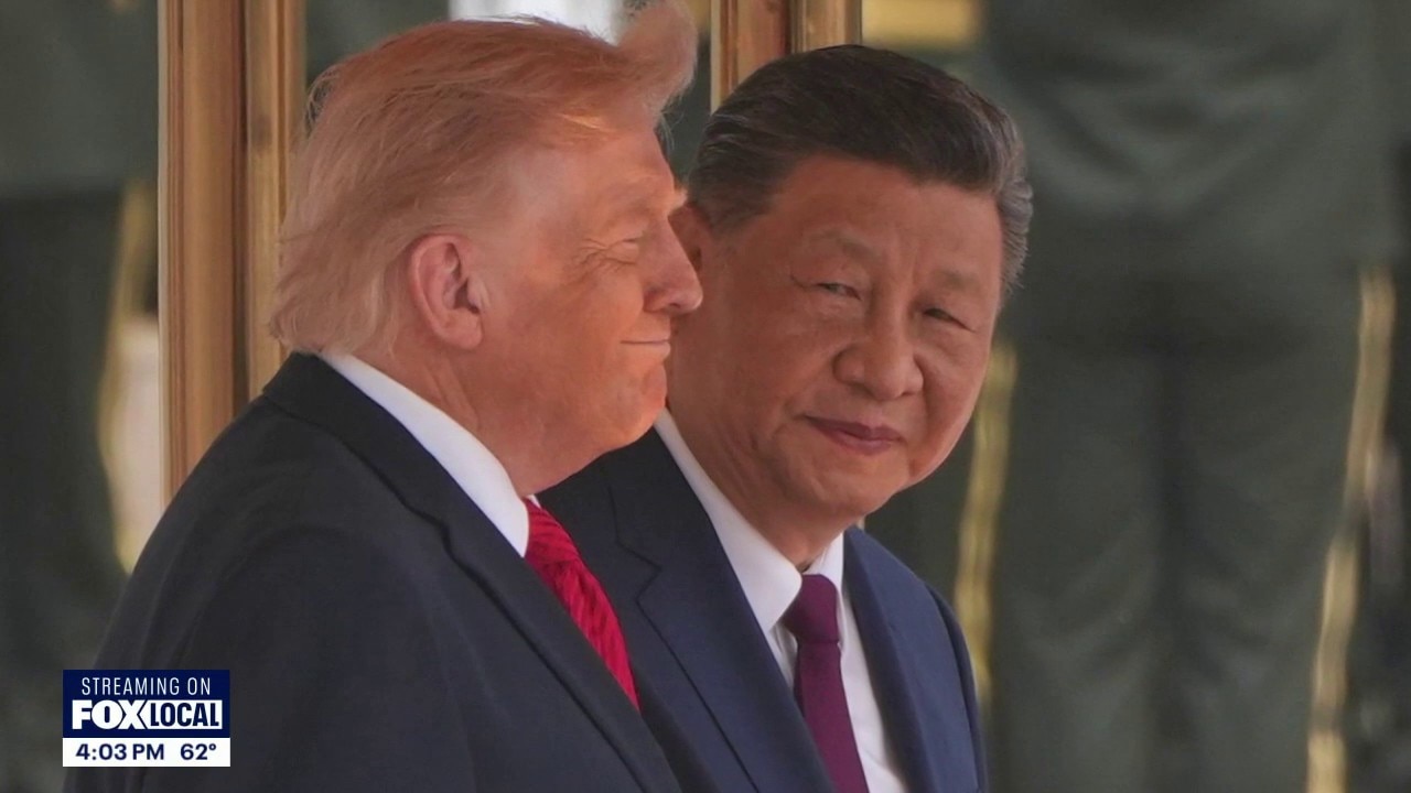 Trump welcomes Xi Jinping to White House to talk trade, security