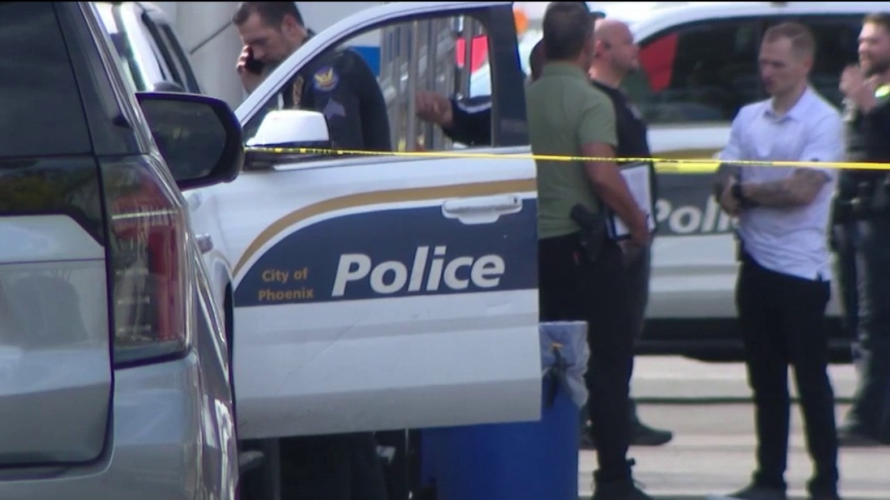 Man shoots at police helicopter before officers fire back