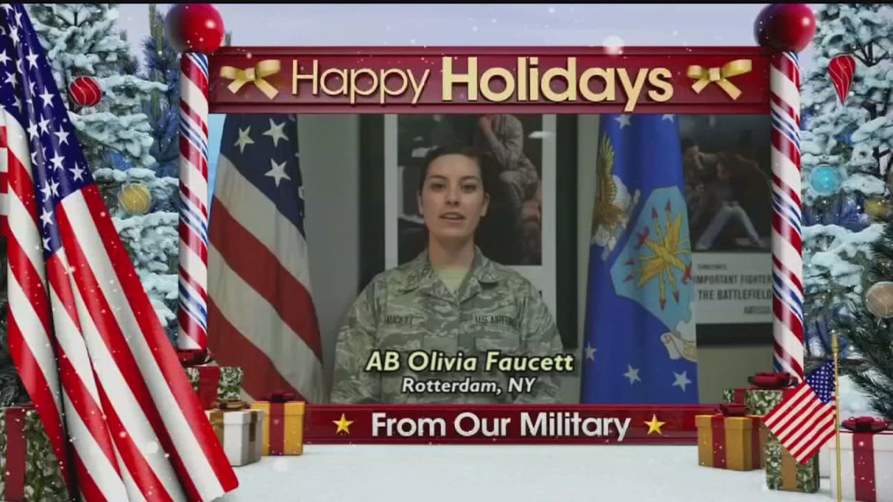 FOX5 Holiday troop greeting from AB Olivia Faucett