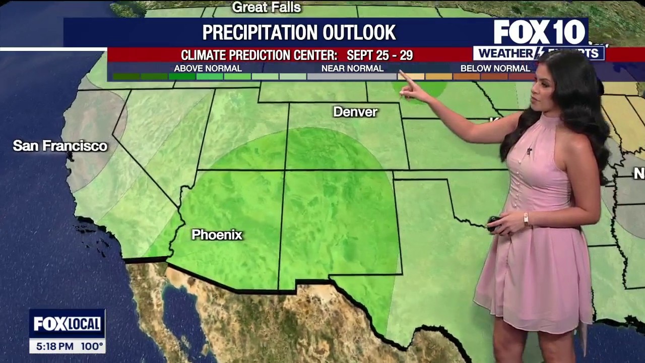 Warm conditions continue as rain chances approach end of September