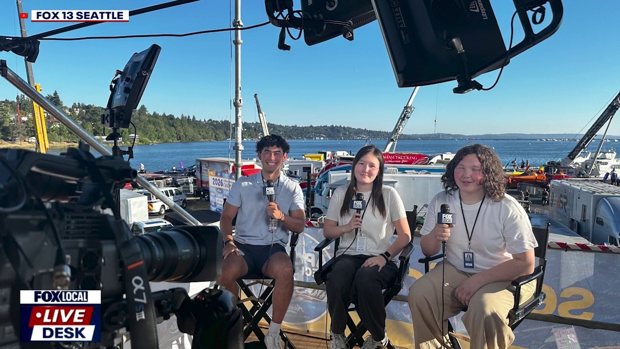 Behind the scenes with FOX13 Seattle news interns