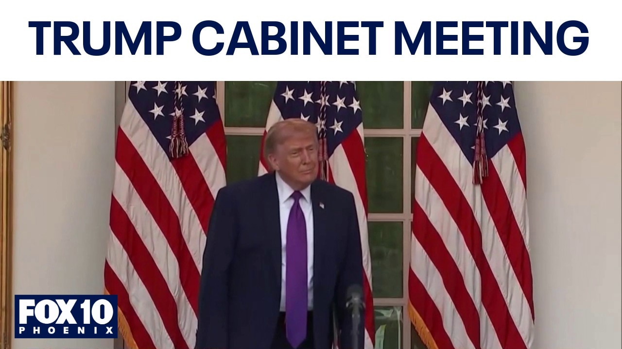 Iran war latest: President Trump holding Cabinet meeting