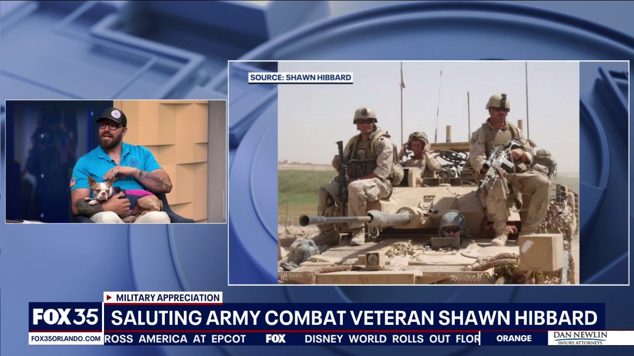 Saluting Army combat veteran Shawn Hibbard