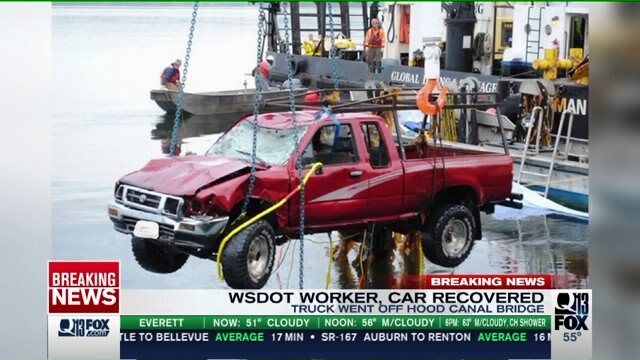 Body of missing state bridge worker pulled from Hood Canal