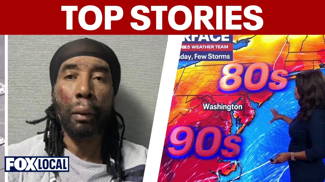 Man faces 60+ charges for Prince George's Co. crime spree; Heat wave comes to DMV