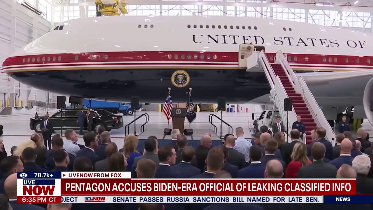 Pentagon accuses Biden era official of leaking classified info