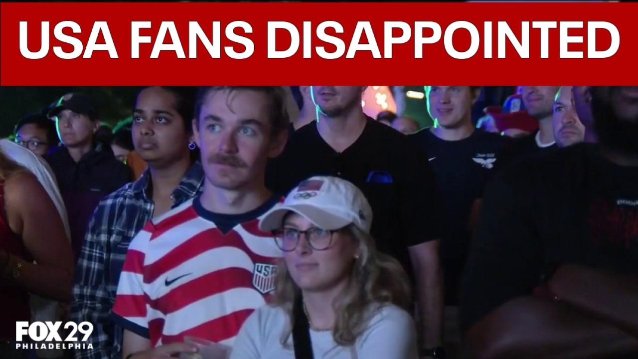 Fans cheered on Team USA at FIFA Fan Fest in Philly