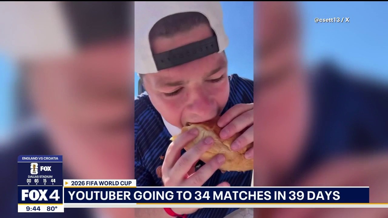 Youtuber goes to 34 World Cup matches in 39 days