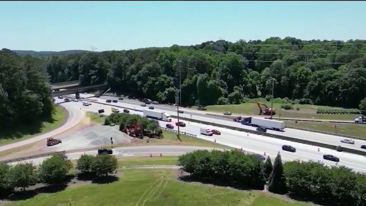 Portion of I-285 closed this weekend for repairs