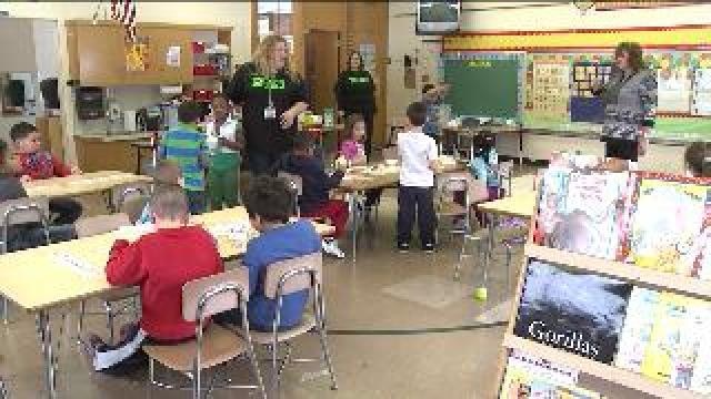 Back to class for Mitchell Elem. students
