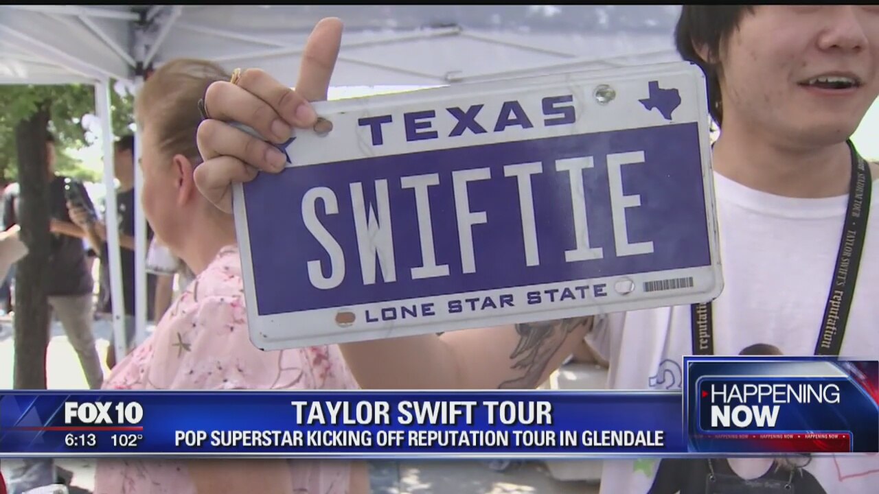 Fans line up for hours ahead of Taylor Swift concert