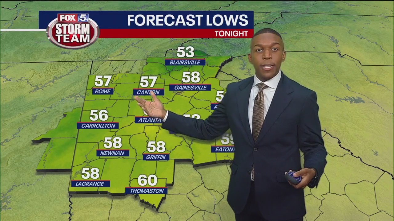 Sunday evening forecast update