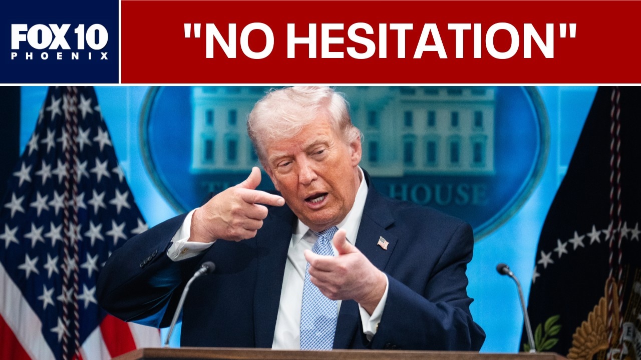 Iran war: Trump orders Navy to destroy boats putting mines in Strait of Hormuz