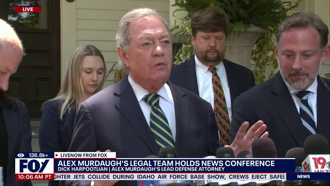 Alex Murdaugh's defense team holds news conference