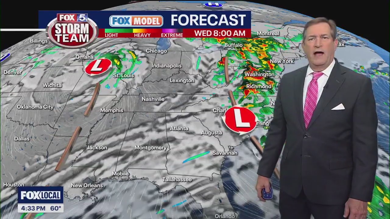 Tuesday afternoon forecast