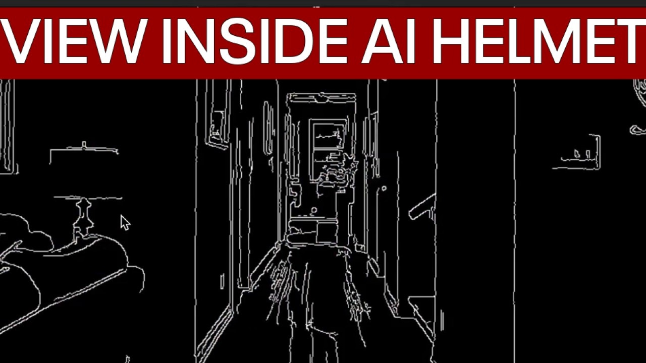 Local students make AI-powered helmet to help firefighters see through smoke