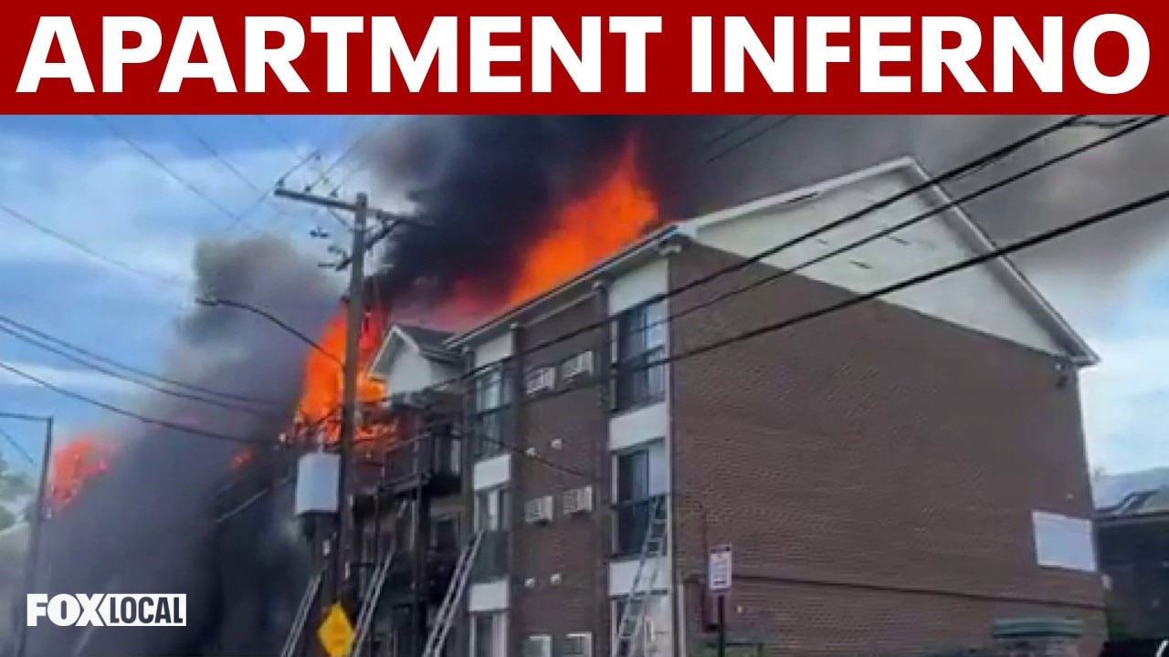 Massive D.C. apartment fire forces families from 24 units