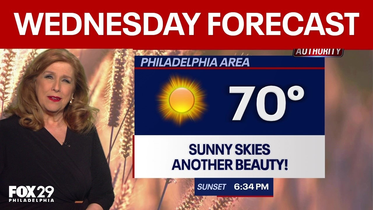 Philadelphia weather: Wednesday forecast