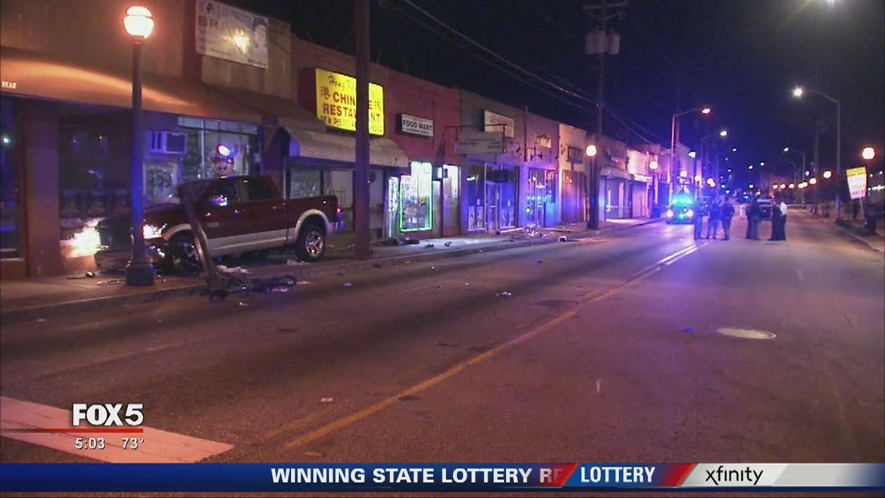 Driver hit by stray bullet runs over man