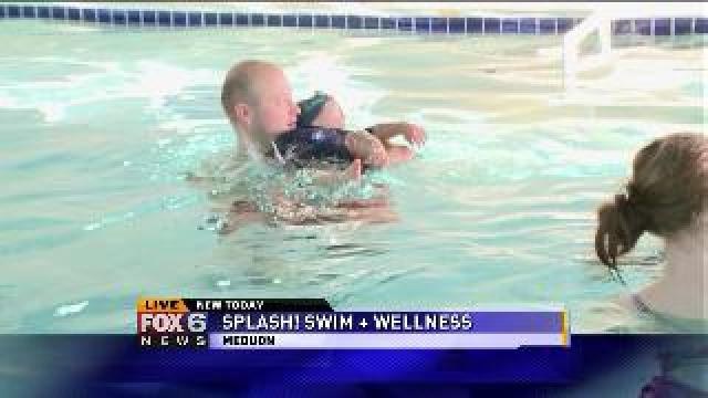Laura talks swimming lessons at Splash! Swim & Wellness
