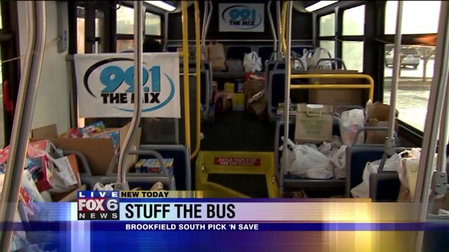 Feeding America kicks-off 18th annual Stuff the Bus food drive