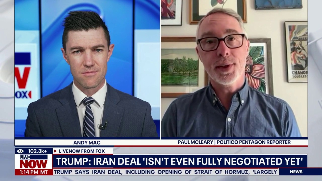 Trump talks deal with Iran and opening of Hormuz 