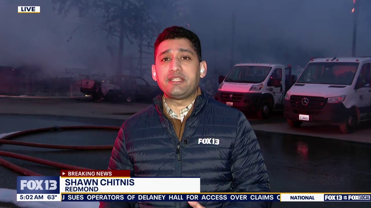 Major commercial building fire in King County, WA
