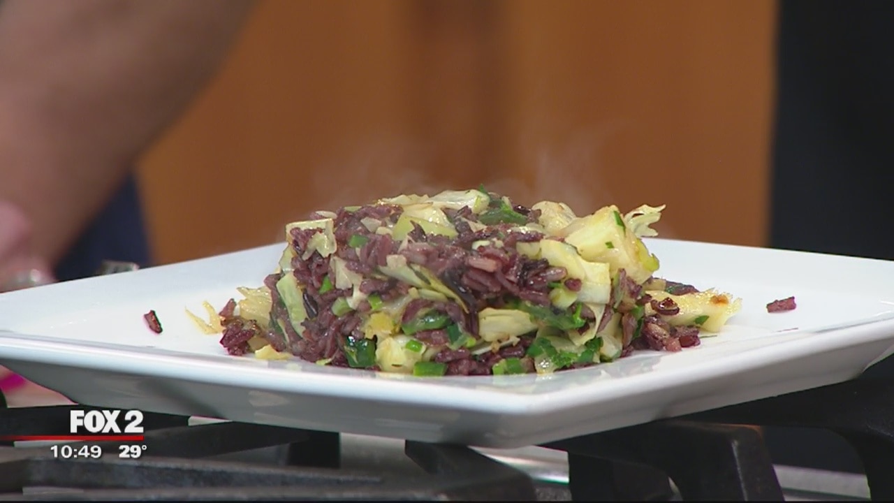 Medical Weight Loss' wild rice and cabbage