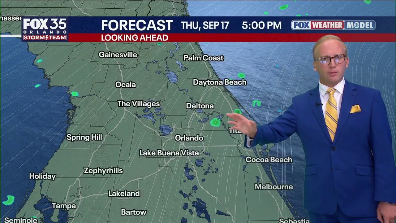 Orlando Weather Forecast: Tracking showers for some