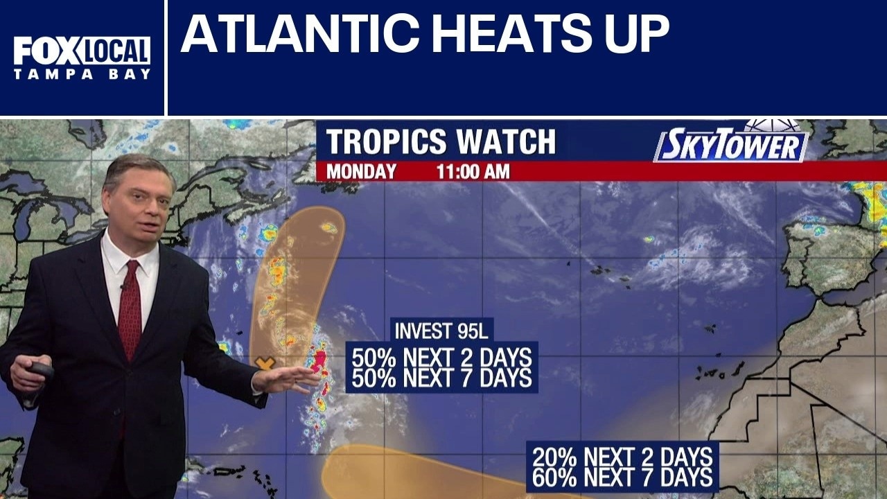 2 tropical systems monitored in Atlantic