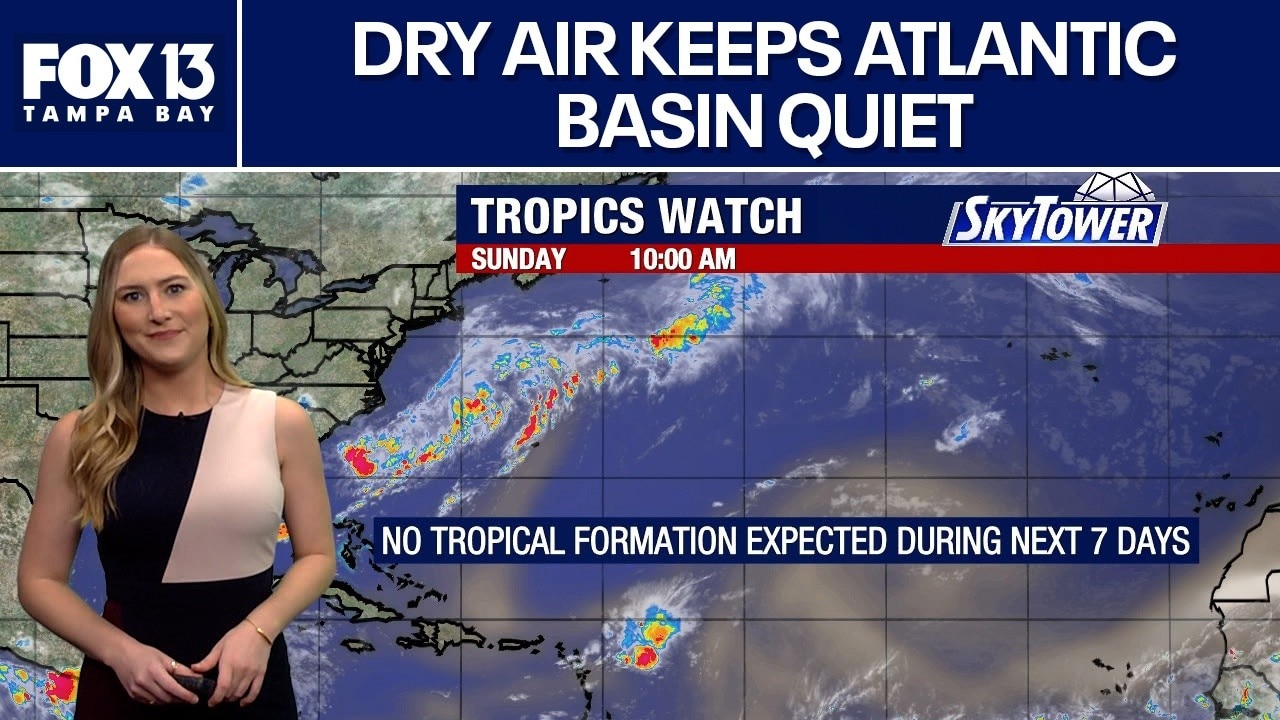 Saharan dust and drier air keep Caribbean quiet