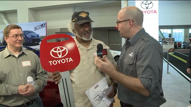 This lucky veteran won a 2015 Toyota Camry