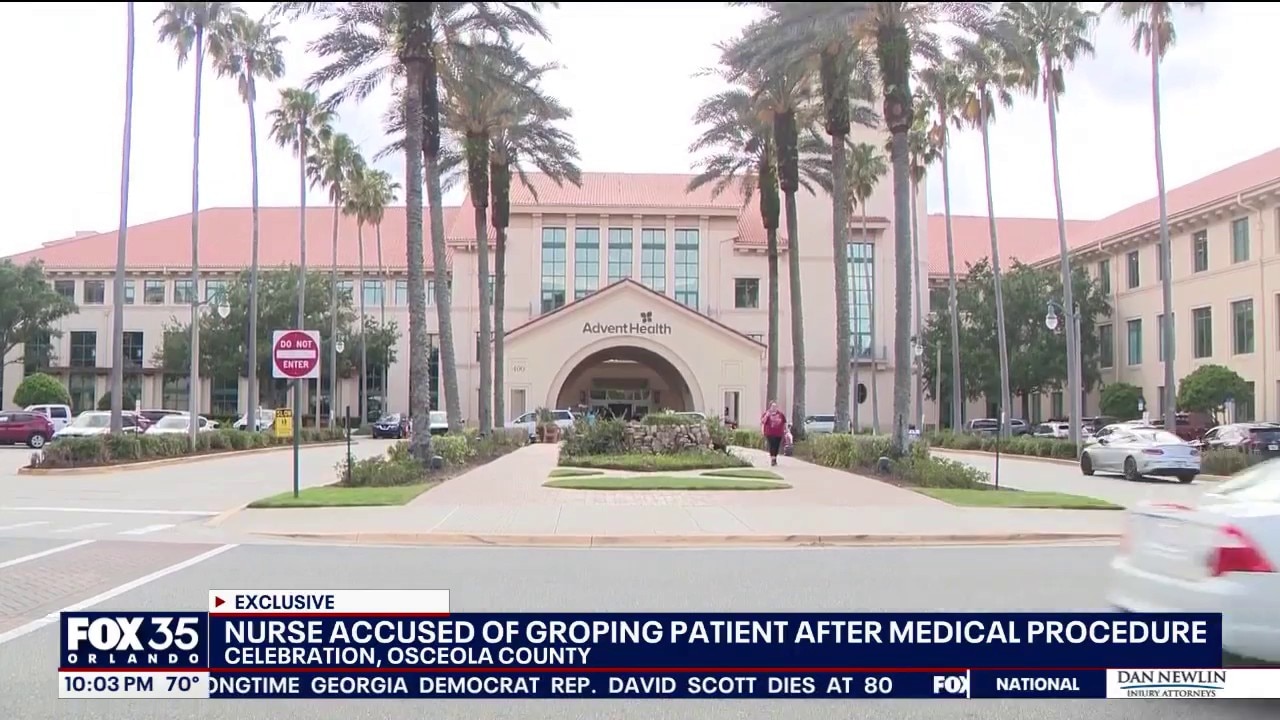 Nurse accused of groping sedated patient at Florida hospital