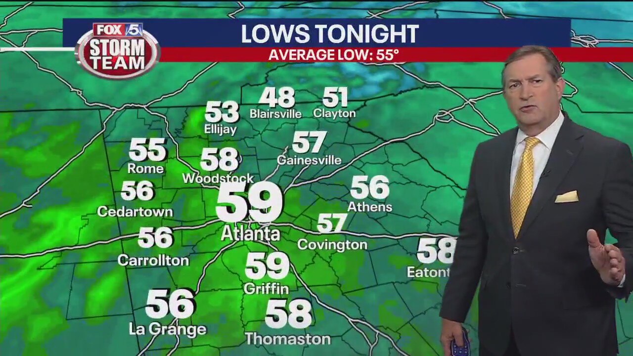 Thursday evening forecast