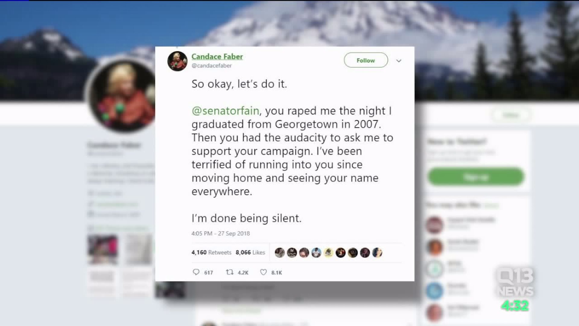 Joe Fain alleged rape