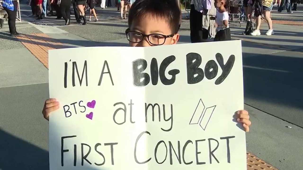 BTS fans take over Inglewood