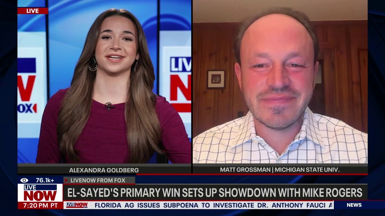 El-Sayed's primary win in Michigan sets up Rogers clash