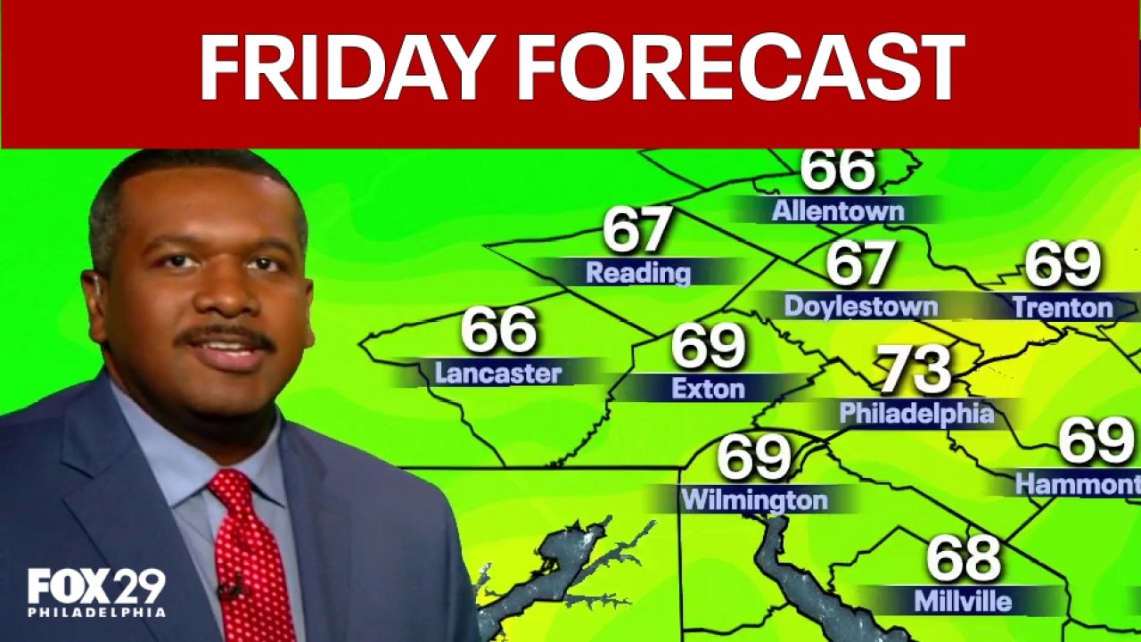 Philadelphia weather: Friday evening forecast