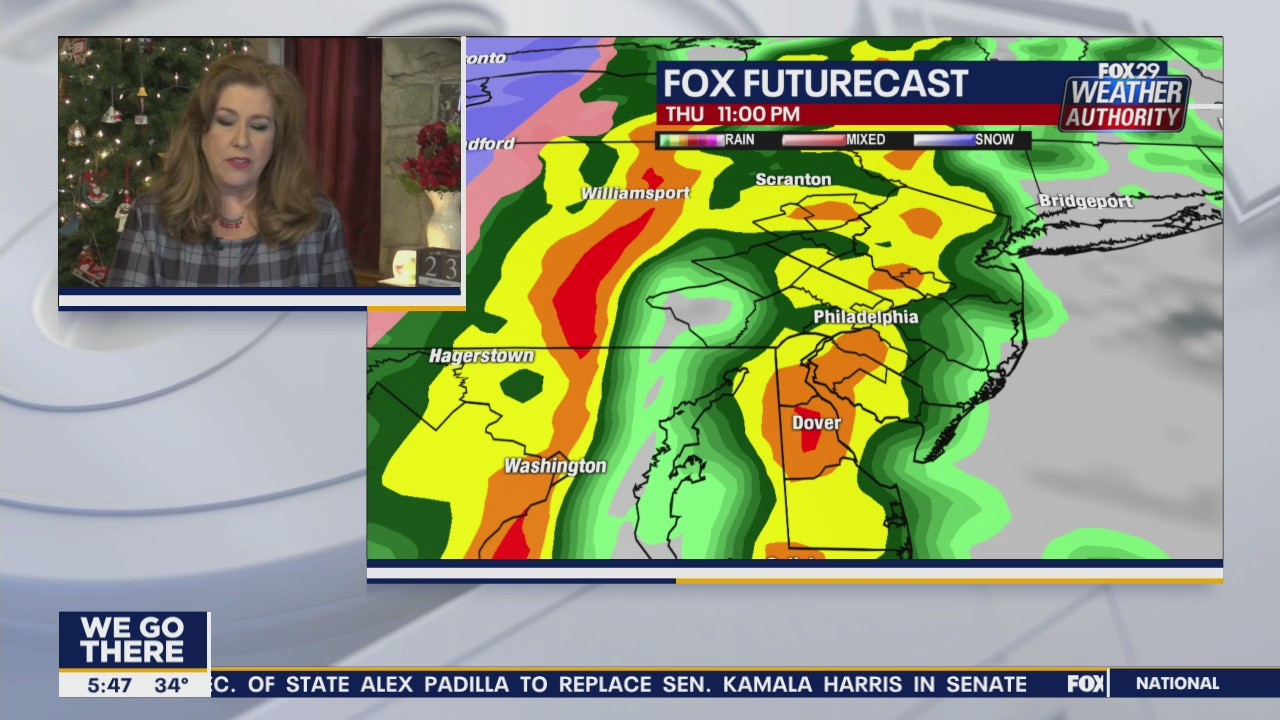 Weather Authority: Seasonable Wednesday leads to soaking wet Christmas Eve