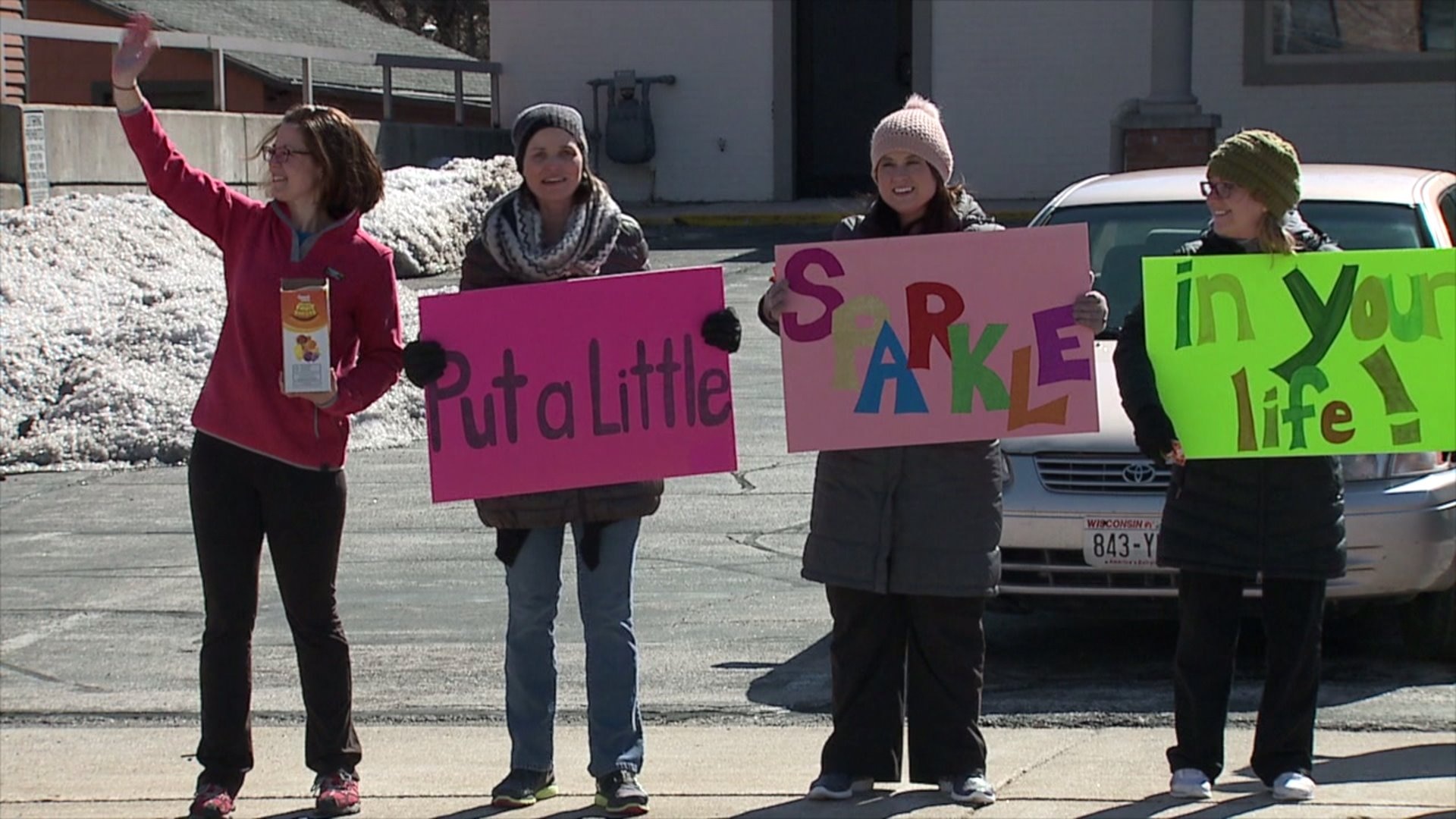 Some in Plymouth try to bring more positivity to the world