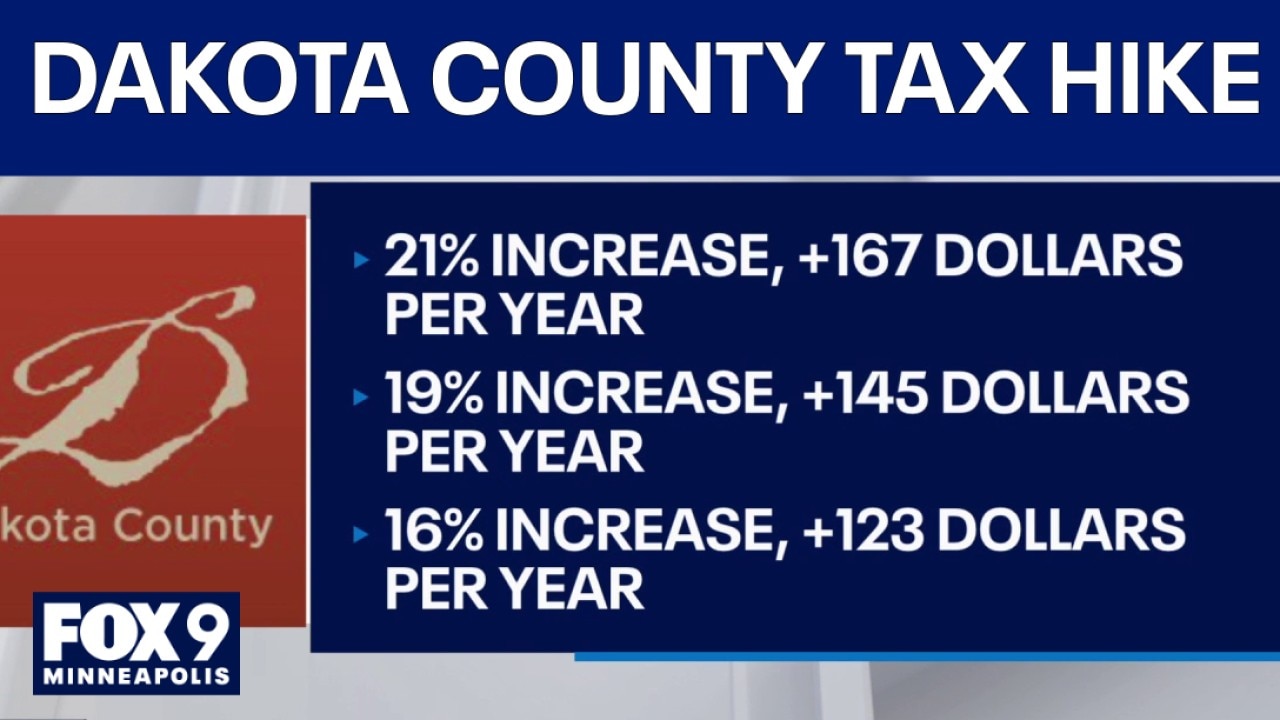 Dakota County will implement a double-digit property tax increase 