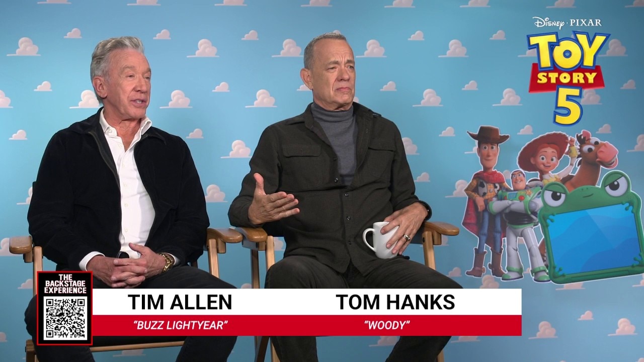 The Backstage Experience w/ "TOY STORY 5" stars Tom Hanks, Tim Allen & more!