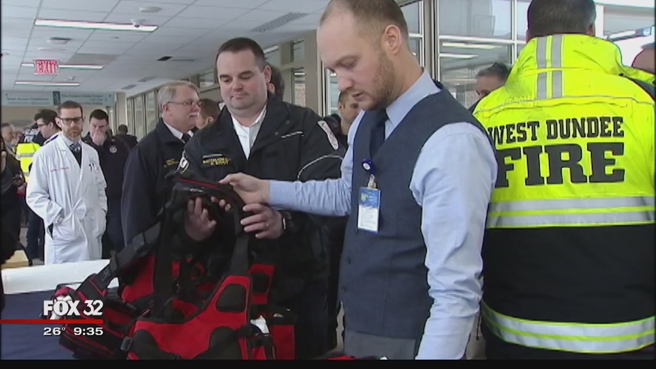 Suburban first responders receive military grade trauma kits in case of mass shooting