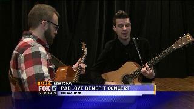 Laura enjoys music at Pablove Benefit