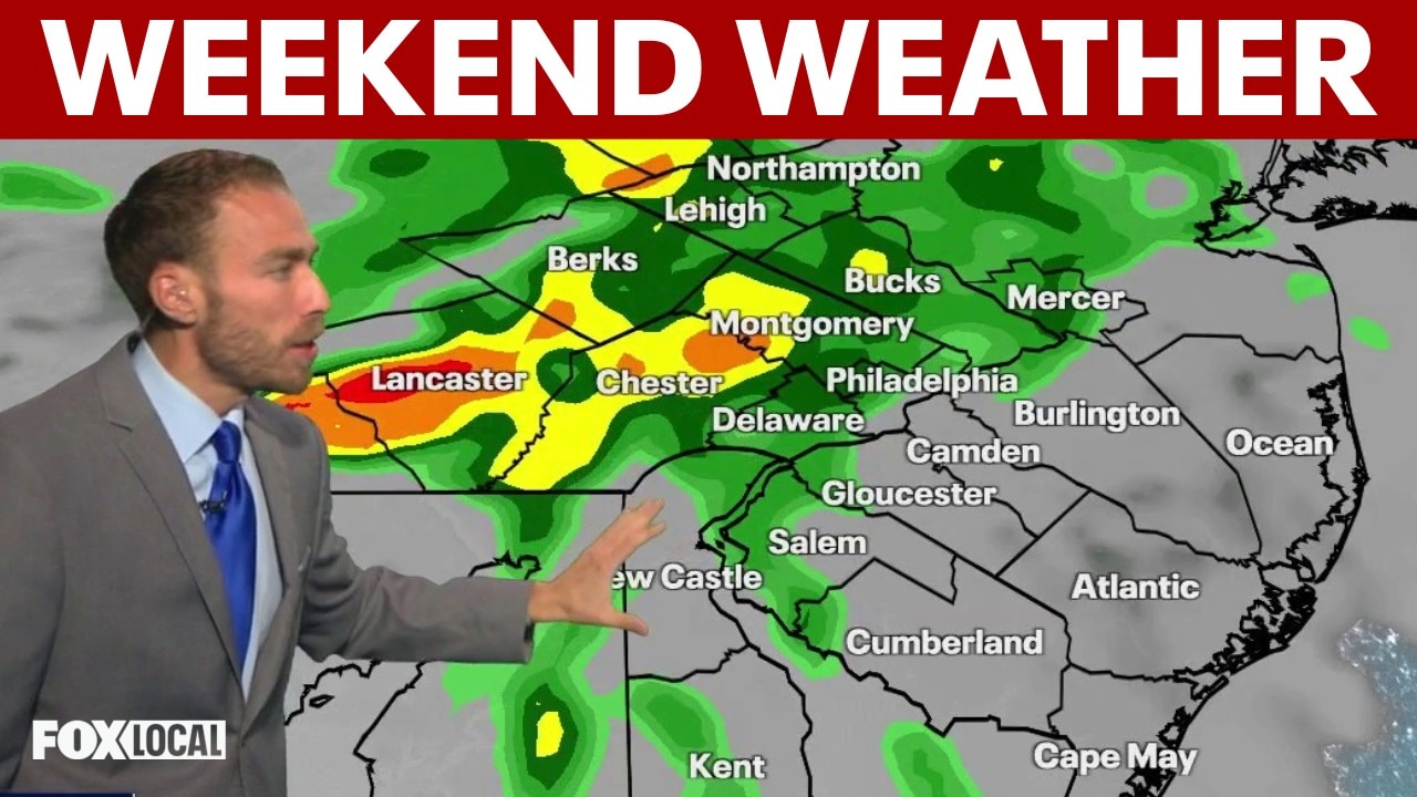 Philadelphia weather: Low humidity Saturday, rain arrives Sunday