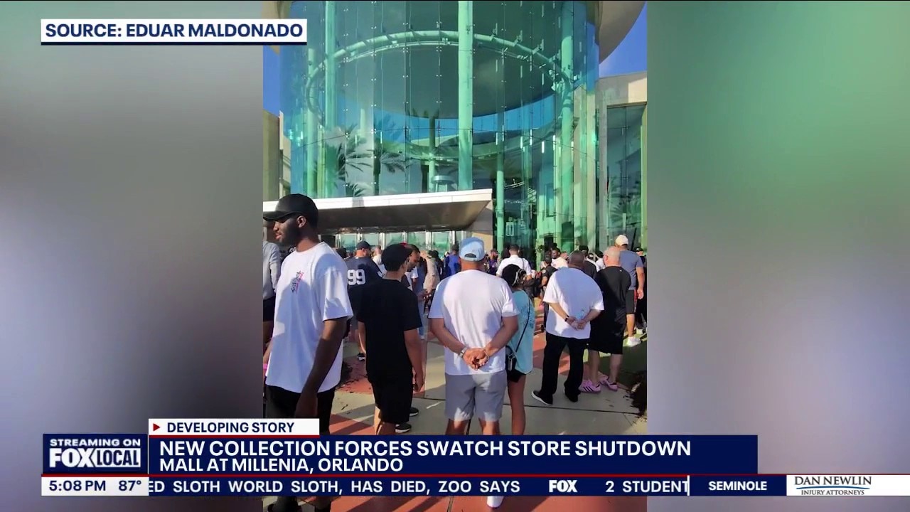 Swatch store swarmed at Mall at Millenia over watch collaboration